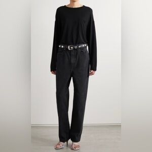 Khaite Martin black jeans NWT